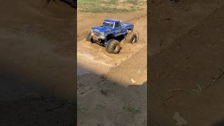 Traxxax Bigfoot RC Car in Mud  Rc car [upl. by Annahsed2]