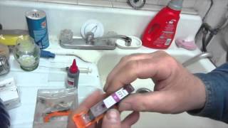 How to refill a canon ink cartridge nothing to do with tile [upl. by Artinek722]