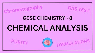 AQA GCSE Chemistry in 10 Minutes  Topic 8  Chemical Analysis [upl. by Maridel]