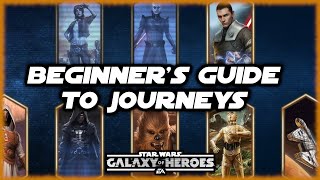 Beginners Guide to Journeys in Star Wars Galaxy of Heroes [upl. by Tyson]