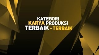 Kategory karya terbaik produksi terbaik AMI Awards 2016 28 September 2016 [upl. by Onofredo]