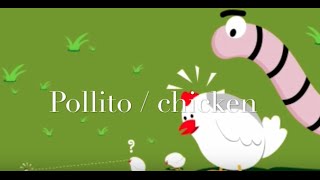 Pollito chicken  canciones infantiles  bilingual songs [upl. by Ika48]