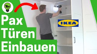 IKEA Pax Türen Einbauen amp Einstellen ✅ GENIALE ANLEITUNG Wie Tür am Pax Kleiderschrank Justieren [upl. by Rutan]