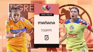 Tigres Femenil vs America Femenil  Promo  TUDN 🇲🇽 y El 5 [upl. by Abram]