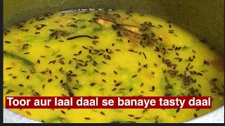 Toor ki daal  laal dal aur toor ki daal kaise banaye  daal kaise Banti hai  daal recipe  daal [upl. by Eckart]