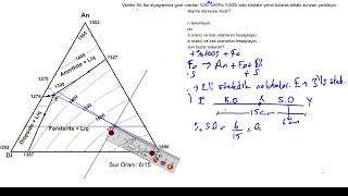 Üçlü 3lü Faz Diyagramı Ötektik Sistem Soru Çözüm1 [upl. by Zarihs]