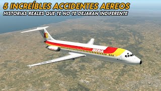 5 ACCIDENTES AEREOS que no te dejarán indiferente  IBERIA SPANTAX AUSTRAL AVIANCA [upl. by Anilecram]