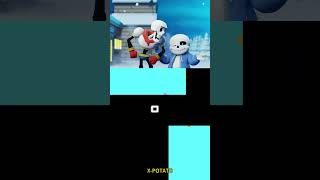 Sans and Papyrus Song  To The Bone 🦴 Xpotato Bouncing Square  JTM [upl. by Airla]