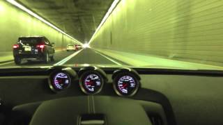 Boosted Performance turbo Nissan 370z tunnel run [upl. by Vally]