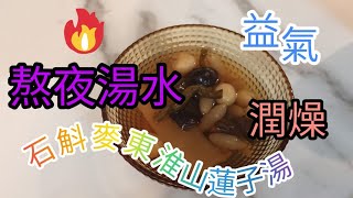 ♦️熬夜湯水🌟石斛湯保健湯水 養生湯益胃 生津潤燥粤語 🍭波板糖教煮 湯水食譜 熬夜 廣東話 [upl. by Arimahs700]