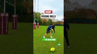 Rugby passing skills rugbydrills rugbycreative skills drill rugby rugbyunion rugbyskills [upl. by Lettie906]