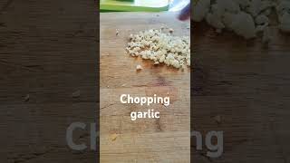 chopping garlic shortvideo asmr [upl. by Toogood345]