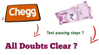 Chegg Subject Matter Expert full details how much earning all doubs clear  Test clearing trick [upl. by Melodie]