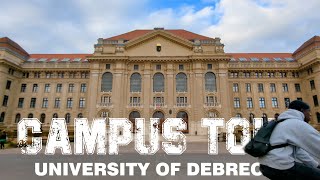 UNIVERSITY OF DEBRECEN MAIN CAMPUS TOUR PART 1 [upl. by Saxon114]