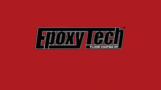 EPOXYTECH KIT®  DIY How to Epoxy Concrete Floor [upl. by Arded616]