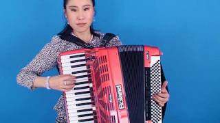 Roland FR7 V Accordion Overview by Annie Gong Part 1 The Accordion Sounds [upl. by Learrsi]