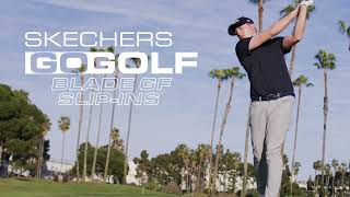 Skechers GO GOLF Blade GF SlipIns Golf Shoes Behind The Scenes With Matt Fitzpatrick [upl. by Adall171]