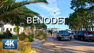 4K🌴Benodet Coastline City Walking Tour 2023 France  HDR 60fps [upl. by Nreval]