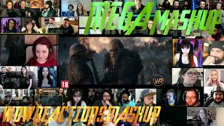 Assassins Creed Valhalla Official Trailer Mega Reactions Mashup [upl. by Nennahs995]