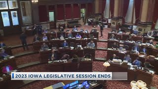 2023 Iowa Legislative Session Ends [upl. by Aloz]