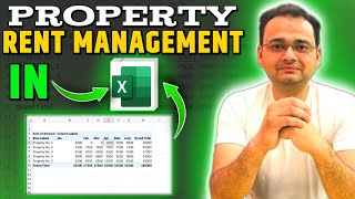 Rent Management in Excel Property Rent Shop Rent Flat Rent House Rent [upl. by Eekaz]