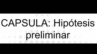 Hipótesis en el emprendimiento [upl. by Dun]