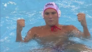 Mens Water Polo Preliminary Round  USA v ROU  London 2012 Olympics [upl. by Sorvats]