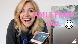 ADELE PRANK CALL [upl. by Aihsotan]