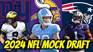 2024 NFL 2 ROUND Mock Draft Free Agency Edition [upl. by Delle915]