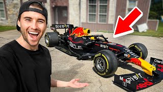 Red Bull delivered an F1 car to my House [upl. by Scevor]