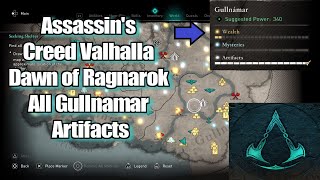 Assassins Creed Valhalla Dawn of Ragnarok Gullnamar Artifacts Guide [upl. by Ivey994]