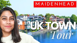 Life in a UK Town England  Maidenhead Tour  Explore a Typical UK Town [upl. by Colwell863]