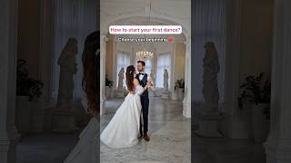 How to start your first dance 💖 firstdance [upl. by Eloccin]