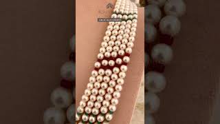 Beautiful Pearl Freshwater 5 Layered Necklace  Krishna Jewellers [upl. by Jarnagin]