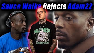 Adam22 Fuming After Sauce Walka Rejects Interview Sharp Instantly Saves The Day [upl. by Tarr621]