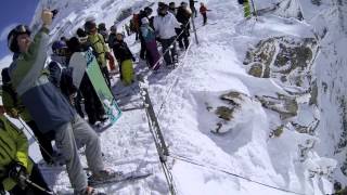 Couloir Poubelle Grand Montet Chamonix [upl. by Rahm]