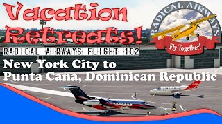 Vacation Retreat  New York to Punta Cana  RA Flight 102 [upl. by Acinad693]