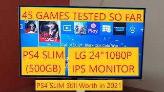 PS4 Slim 45 Games Tested on 1080P monitor 2021 [upl. by Elonore308]