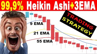 The BEST Heiken Ashi  3 EMA Scalping Trading Strategy  Very High Winrate [upl. by Tlaw]