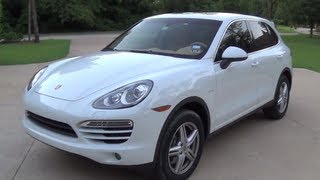 2013 Porsche Cayenne Diesel Startup Exhaust amp Full Interior amp Exterior Tour [upl. by Nakada]