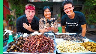 Exotic THAI FOOD Tour in Bangkok with Mark Wiens Freaky Thai Food  Yummy Face Challenge [upl. by Guerra920]