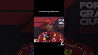 Carlos Sainz talking about Ferrari after Mexico GP Qualifying Interview carlossainz mexico f1 [upl. by Wat174]