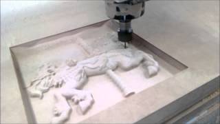 ROUTER CNC  Grabado 3D [upl. by Aniluj]