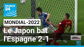 Mondial2022  le Japon bat lEspagne 21 les deux équipes qualifiées • FRANCE 24 [upl. by Chrissy]