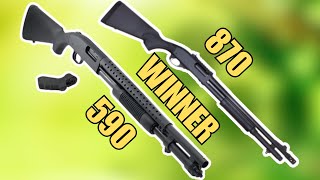 Mossberg 590 vs Remington 870  Which one to Choose [upl. by Odel]