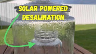 How to extract drinking water from sea water using a solar still [upl. by Trella]