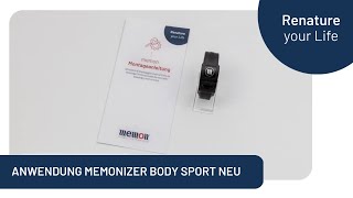 Anwendung memonizerBODY sport NEU [upl. by Treble]