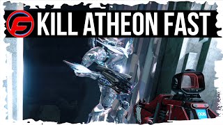 Destiny How to BEAT ATHEON FAST HARD MODE Push him off the cliff Vault of Glass Raid Guide [upl. by Steen825]