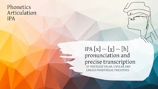 IPA x — χ — ħ velar uvular and pharyngeal fricatives explained [upl. by Oicnerolf609]