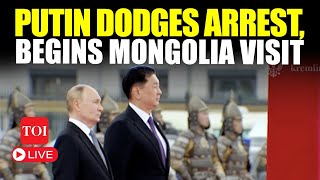 LIVE  Grand Welcome For Putin In ICC Member Country Mongolia Ukraine amp West Cry Foul [upl. by Llennol]